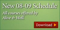 Course schedule button