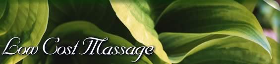 Massage Therapy Training, Low Cost Massage